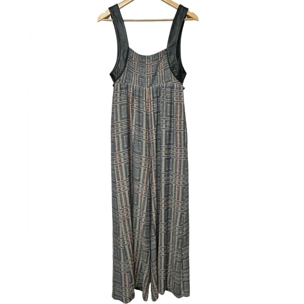 Nwt Free People Marley Plaid One-Piece Jumpsuit - Picture 7 of 13